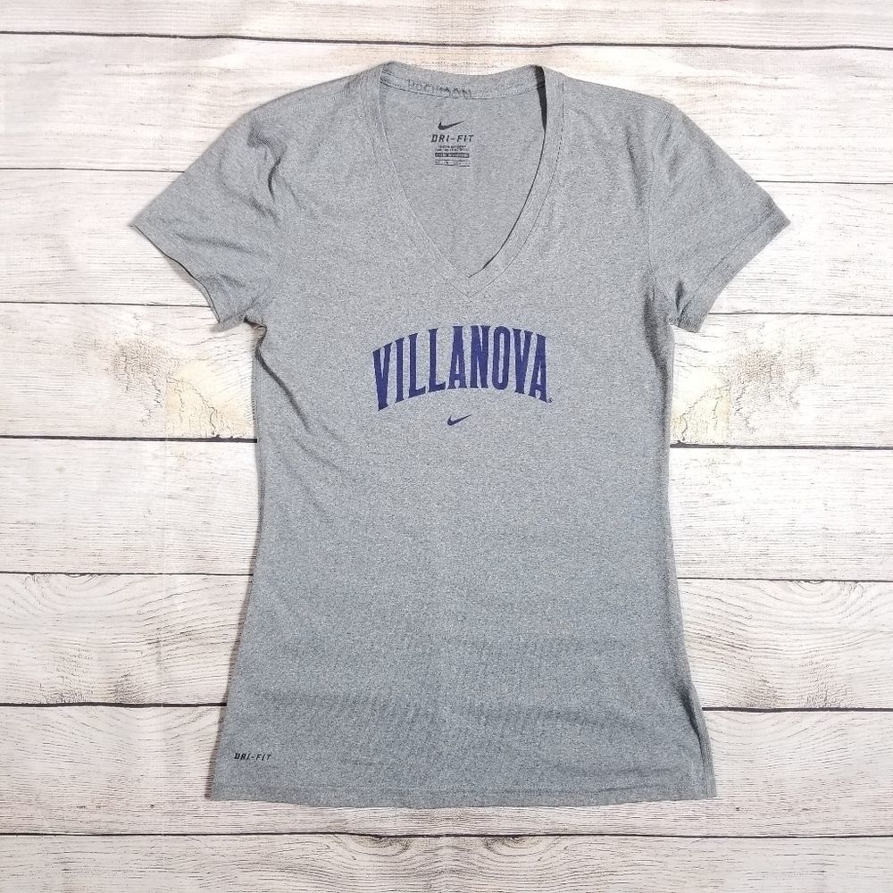 NIKE DRIFIT VILLANOVA WOMENS EXTRA SMALL TEE